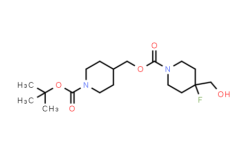 MC861140 | 2173112-50-8 | {1-[(叔-丁氧基)羰基]哌啶-4-基}甲基 4-氟-4-(羟甲基)哌啶-1-甲酸基酯