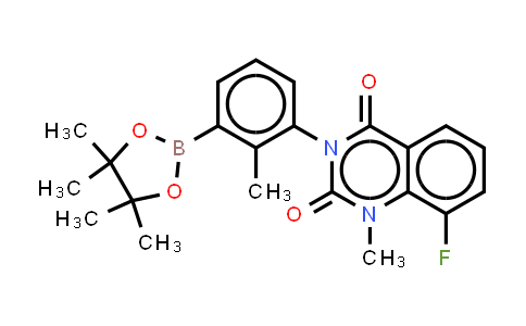 MC861147 | 1643446-65-4 | (3S)-8-Fluoro-1-methyl-3-[2-methyl-3-(4,4,5,5-tetramethyl-1,3,2-dioxaborolan-2-yl)phenyl]-2,4(1H,3H)-quinazolinedione