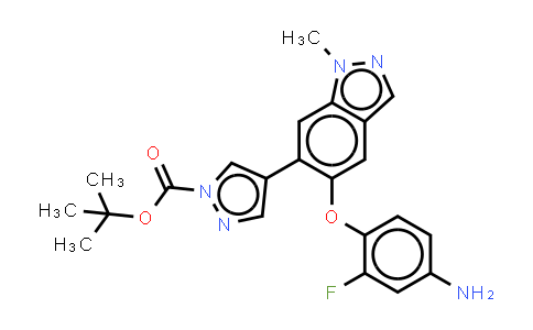1206800-56-7 | tert-butyl 4-[5-(4-amino-2-fluoro-phenoxy)-1-methyl-indazol-6-yl]pyrazole-1-carboxylate