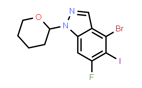 2765413-94-1 | 4-bromo-6-fluoro-5-iodo-1-tetrahydropyran-2-yl-indazole