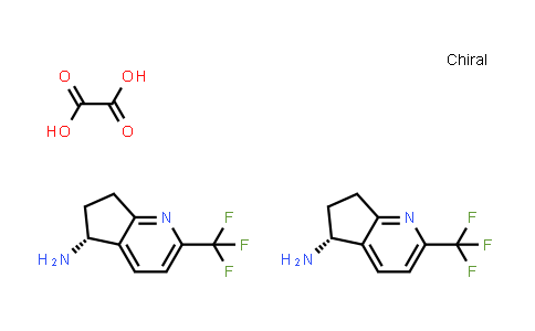 MC861166 | 2828019-34-5 | hemi(oxalic acid);(5R)-2-(trifluoromethyl)-6,7-dihydro-5H-cyclopenta[b]pyridin-5-amine
