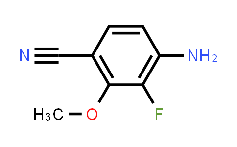 MC861282 | 1272719-22-8 | 4-amino-3-fluoro-2-methoxy-benzonitrile
