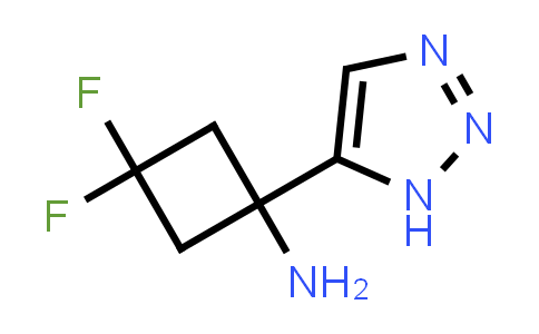2193057-65-5 | 3,3-difluoro-1-(1H-triazol-5-yl)cyclobutanamine