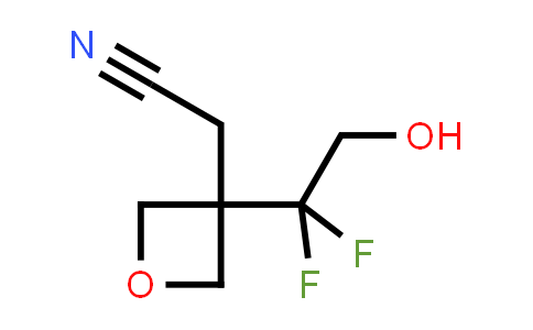 2417743-34-9 | 2-[3-(1,1-difluoro-2-hydroxy-ethyl)oxetan-3-yl]acetonitrile