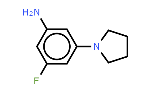 258864-26-5 | 3-fluoro-5-(pyrrolidin-1-yl)aniline