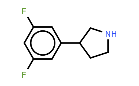 CAS No. 1092108-82-1, 3-(3,5-difluorophenyl)pyrrolidine