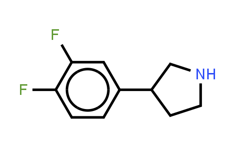 CAS No. 848822-98-0, 3-(3,4-difluorophenyl)pyrrolidine