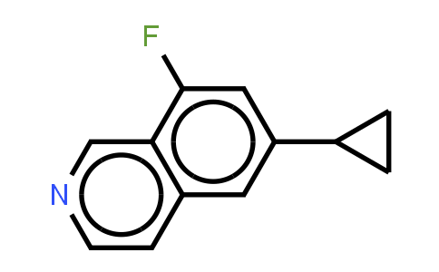 CAS No. 1818847-45-8, 6-cyclopropyl-8-fluoroisoquinoline