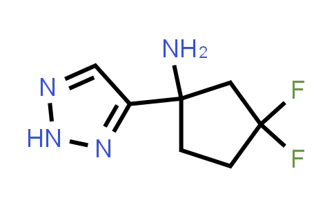MC861432 | 2480109-93-9 | 3,3-difluoro-1-(2H-triazol-4-yl)cyclopentanamine