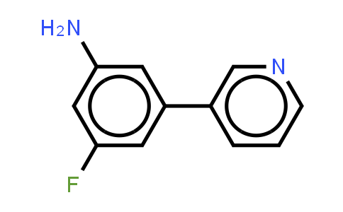 CAS No. 181633-36-3, 3-fluoro-5-(3-pyridyl)aniline