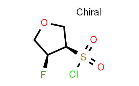 CAS No. 2920178-90-9, (3R,4S)-4-fluorotetrahydrofuran-3-sulfonyl chloride