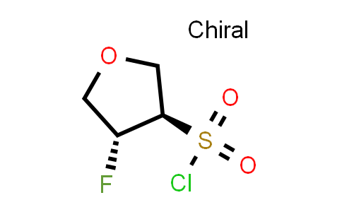 CAS No. 2920179-47-9, (3R,4R)-4-fluorotetrahydrofuran-3-sulfonyl chloride