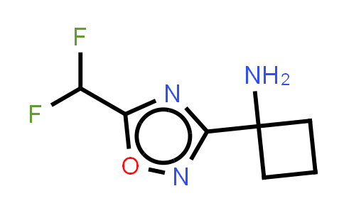 1423117-23-0 | 1-[5-(difluoromethyl)-1,2,4-oxadiazol-3-yl]cyclobutan-1-amine