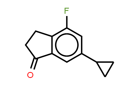 1637453-47-4 | 6-cyclopropyl-4-fluoro-2,3-dihydro-1H-inden-1-one