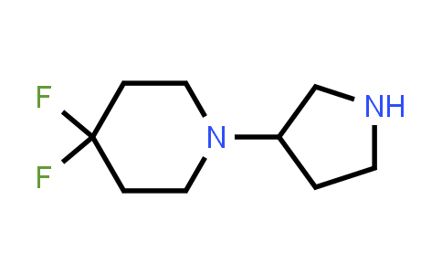 DY861452 | 1478194-86-3 | 4,4-difluoro-1-pyrrolidin-3-yl-piperidine