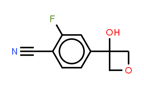 CAS No. 1820939-01-2, 2-fluoro-4-(3-hydroxyoxetan-3-yl)benzonitrile