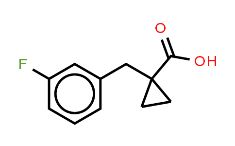 CAS No. 1439902-29-0, 1-[(3-fluorophenyl)methyl]cyclopropane-1-carboxylic acid