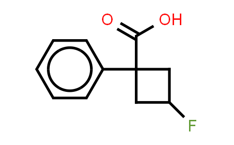 CAS No. 1552638-76-2, 3-fluoro-1-phenylcyclobutane-1-carboxylic acid