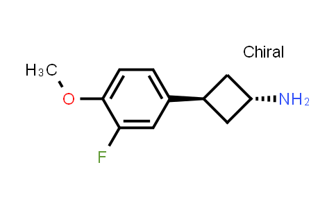 DY861505 | 1808069-27-3 | trans-3-(3-fluoro-4-methoxy-phenyl)cyclobutanamine