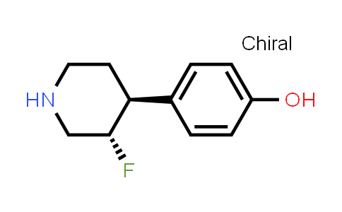 CAS No. 1801151-19-8, 4-[(3S,4S)-3-fluoro-4-piperidyl]phenol
