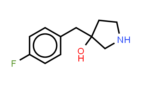 CAS No. 1246732-82-0, 3-[(4-fluorophenyl)methyl]pyrrolidin-3-ol