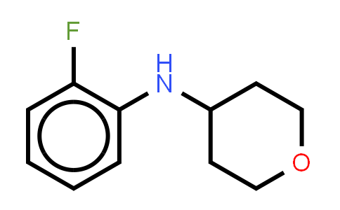 CAS No. 1157008-93-9, N-(2-fluorophenyl)oxan-4-amine