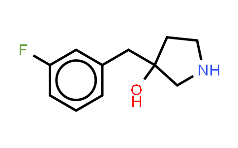 CAS No. 1246732-83-1, 3-[(3-fluorophenyl)methyl]pyrrolidin-3-ol