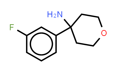 CAS No. 1094283-08-5, 4-(3-fluorophenyl)oxan-4-amine