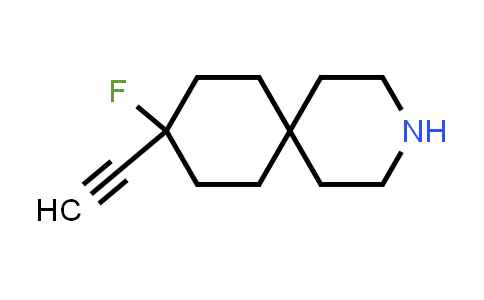 MC861531 | 2920403-73-0 | 9-ethynyl-9-fluoro-3-azaspiro[5.5]undecane