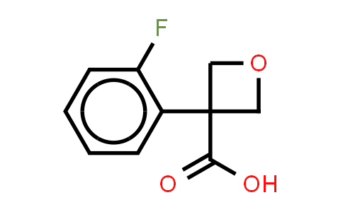 CAS No. 1486834-14-3, 3-(2-fluorophenyl)oxetane-3-carboxylic acid