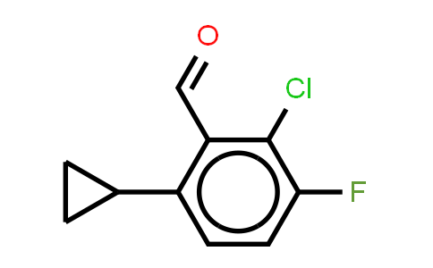 CAS No. 1980783-94-5, 2-chloro-6-cyclopropyl-3-fluoro-benzaldehyde