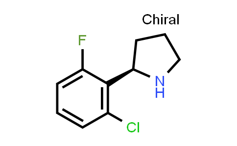 CAS No. 1241677-49-5, (2R)-2-(2-chloro-6-fluorophenyl)pyrrolidine