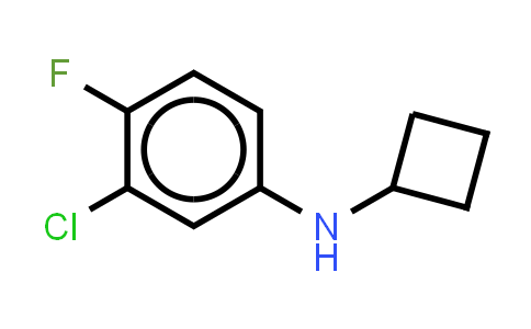 CAS No. 1250534-79-2, 3-chloro-N-cyclobutyl-4-fluoroaniline