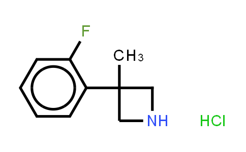 CAS No. 1803584-30-6, 3-(2-fluorophenyl)-3-methyl-azetidine;hydrochloride