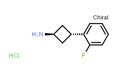 CAS No. 1807937-81-0, trans-3-(2-fluorophenyl)cyclobutanamine;hydrochloride