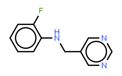 CAS No. 1340132-06-0, 2-fluoro-N-[(pyrimidin-5-yl)methyl]aniline