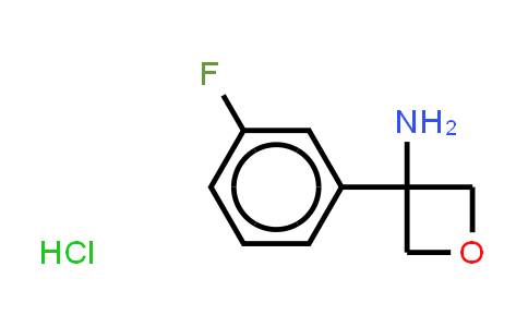 CAS No. 1332839-77-6, 3-(3-fluorophenyl)oxetan-3-amine hydrochloride