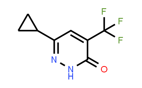 866474-34-2 | 6-cyclopropyl-4-(trifluoromethyl)-2,3-dihydropyridazin-3-one