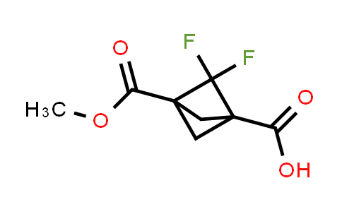 DY861678 | 2381248-03-7 | 2,2-difluoro-3-methoxycarbonyl-bicyclo[1.1.1]pentane-1-carboxylic acid
