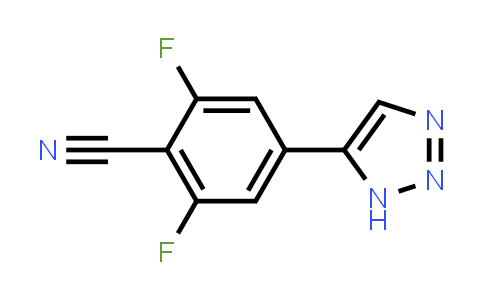 CAS No. 2306261-27-6, 2,6-difluoro-4-(1H-triazol-5-yl)benzonitrile