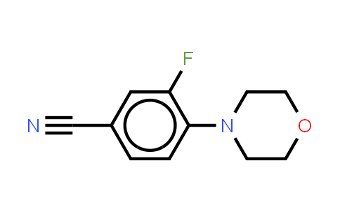CAS No. 588708-64-9, 3-fluoro-4-(morpholin-4-yl)benzonitrile