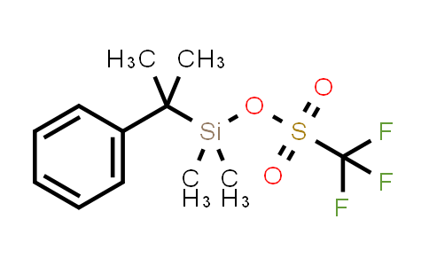 1027938-82-4 | 三氟甲磺酸二甲基(1-甲基-1-苯乙基)甲硅烷基酯