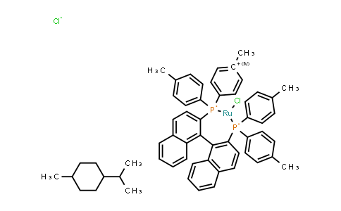1034001-51-8 | [(R)-(+)-2,2'-双(二对甲苯膦)-1,1'-联萘基](对伞花烃)氯化钌(II)氯化物