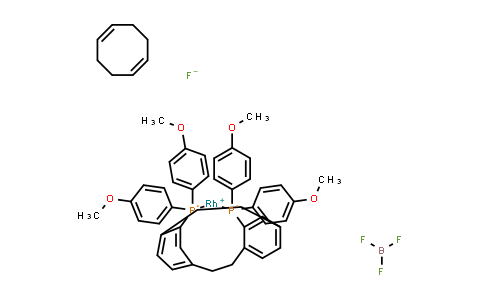 1038932-67-0 | (R)-4,12-双(4-甲氧基苯基)-[2.2]- 对环芳烷(1,5-环辛二烯)铑(I)四氟硼酸盐
