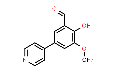 1093118-26-3 | 2-Hydroxy-3-methoxy-5-(pyridin-4-yl)benzaldehyde