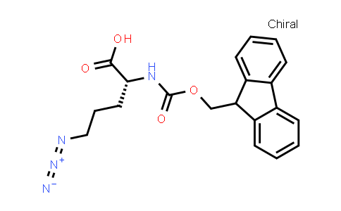 MC861797 | 1176270-25-9 | (R)-2-(((((9H-荧光素-9-基)甲氧基)羰)胺基)-5-叠氮戊酸