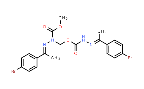 MC861827 | 1211461-40-3 | Methyl 2-(1-(4-bromophenyl)ethylidene)-1-(((2-((E)-1-(4-bromophenyl)ethylidene)hydrazine-1-carbonyl)oxy)methyl)hydrazine-1-carboxylate
