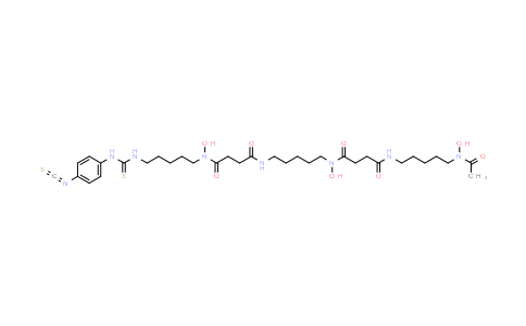 1222468-90-7 | N1-羟基-N1-(5-(4-羟基(5-(3-(4-异硫氰酸酯苯基)硫脲)戊基)氨基)-4-氧代丁酰胺)戊基)-N4-(5-(N-羟基乙酰胺)戊基)琥珀酰胺