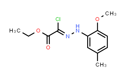 1241693-02-6 | Ethyl (2Z)-2-chloro-2-[2-(2-methoxy-5-methylphenyl)hydrazin-1-ylidene]acetate