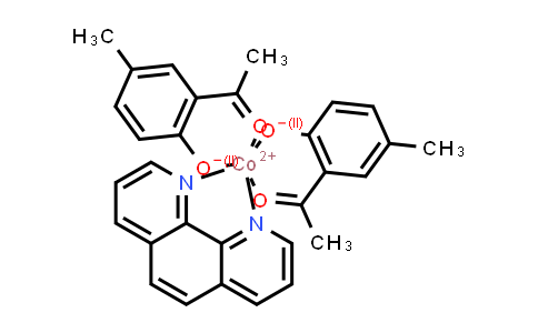 MC861895 | 1275614-75-9 | (OC-6-33)-双[1-[2-(羟基-κO)-5-甲基苯基]乙酮基-κO](1,10-菲咯啉-κN1,κN10)钴